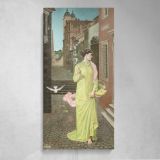 A Herald of Spring 1872 by Walter Crane Canvas Wall Art Print