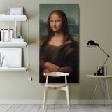 Mona Lisa by Leonardo da Vinci canvas wall art shown in a modern interior