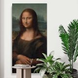 Mona Lisa by Leonardo da Vinci canvas print displayed in a modern interior