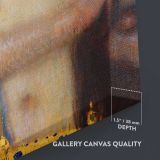 Judith and the Head of Holofernes by Gustav Klimt close up showing gallery canvas texture and depth