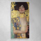 Judith and the Head of Holofernes by Gustav Klimt Canvas Wall Art Print