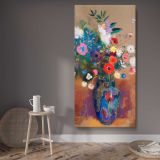 Vintage by Odilon Redon canvas wall art displayed in a contemporary room
