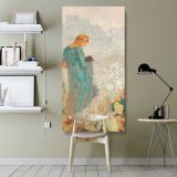 Pandora 1910 1912 by Odilon Redon canvas wall art shown in a modern interior