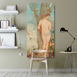 Saint Sebastian 1910 1912 by Odilon Redon canvas wall art shown in a modern interior