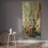 Psyches Entrance into Cupids Palace from the Story of Psyche by Francois Boucher canvas wall art displayed in a contemporary room