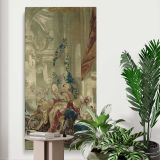 Psyches Entrance into Cupids Palace from the Story of Psyche by Francois Boucher canvas print displayed in a modern interior