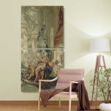 Psyches Entrance into Cupids Palace from the Story of Psyche by Francois Boucher two panel canvas wall art room mockup
