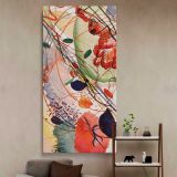 Aquarell 6 by Wassily Kandinsky canvas wall art in a styled interior