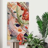 Aquarell 6 by Wassily Kandinsky canvas print displayed in a modern interior