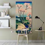 Hokusai by Katsushika Hokusai canvas wall art shown in a modern interior