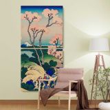 Hokusai by Katsushika Hokusai two panel canvas wall art room mockup