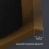Mona Lisa Cat Portrait close up showing gallery canvas texture and depth