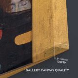 Judith II by Gustav Klimt close up showing gallery canvas texture and depth