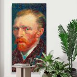 Van Gogh by Vincent van Gogh canvas print displayed in a modern interior