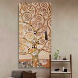 The Tree of Life by Gustav Klimt canvas wall art in a styled interior