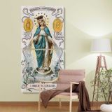 The Immaculate Conception two panel canvas wall art room mockup