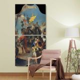 The Triumph of Marius by Giovanni Battista Tiepolo two panel canvas wall art room mockup