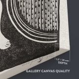 Ecstasy Extase 1922 print by Samuel Jessurun de Mesquita close up showing gallery canvas texture and depth
