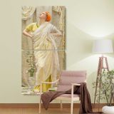 Canaries 1841 1893 by Albert Joseph Moore two panel canvas wall art room mockup