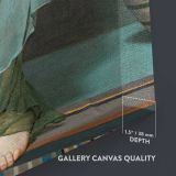 Battledore 1868 1870 by Albert Joseph Moore close up showing gallery canvas texture and depth