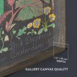 Titelblad voor een kalender voor 1924 1923 by Leo Visser close up showing gallery canvas texture and depth