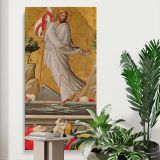 The Resurrection of Christ canvas print displayed in a modern interior