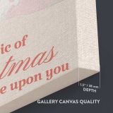 Snowy Christmas House close up showing gallery canvas texture and depth