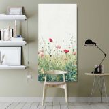 Wildflower Meadow canvas wall art shown in a modern interior