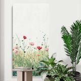 Wildflower Meadow canvas print displayed in a modern interior