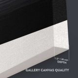 Moonlit Mountain Lake close up showing gallery canvas texture and depth