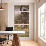 Refuge Frederick Stuart Church by Frederick Stuart Church five panel canvas wall art office mockup