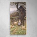 Refuge Frederick Stuart Church by Frederick Stuart Church Canvas Wall Art Print