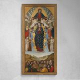 The Assumption of the Virgin by Bergognone Canvas Wall Art Print