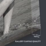 Marilyn Monroe in a White Swimsuit close up showing gallery canvas texture and depth