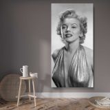 Marilyn Monroe Classic Studio Portrait canvas wall art displayed in a contemporary room