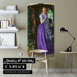 Arthur Hughes April Love Tate Britain by Arthur Hughes canvas wall art shown in a modern interior