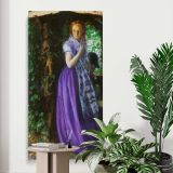 Arthur Hughes April Love Tate Britain by Arthur Hughes canvas print displayed in a modern interior