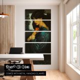 Dante Gabriel Rossetti Proserpine Tate Britain by Dante Gabriel Rossetti five panel canvas wall art office mockup