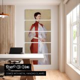John Singer Sargent Portrait of Mrs Robert Harrison Tate Britain by John Singer Sargent five panel canvas wall art office mockup