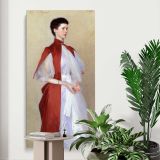 John Singer Sargent Portrait of Mrs Robert Harrison Tate Britain by John Singer Sargent canvas print displayed in a modern interior