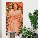 Albert Moore Blossoms Tate Britain by Albert Joseph Moore canvas print displayed in a modern interior