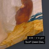 Frederic Lord Leighton The Bath of Psyche Tate Britain by Frederic Leighton close up showing gallery canvas texture and depth