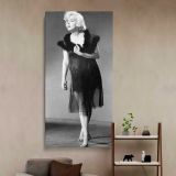 Marilyn Monroe Some Like It Hot Portrait canvas wall art in a styled interior