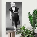 Marilyn Monroe Some Like It Hot Portrait canvas print displayed in a modern interior