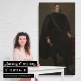 Philip IV of Spain by Diego Velazquez canvas wall art mockup 03