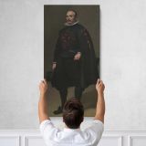 Portrait of Don Pedro de Barberana by Diego Velazquez Canvas Wall Art Print