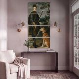 Cardinal Infante Ferdinand of Austria by Diego Velazquez canvas print shown in a styled interior