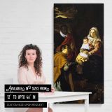The Adoration of the Magi by Diego Velazquez canvas wall art mockup 03