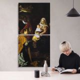 The Adoration of the Magi by Diego Velazquez canvas wall art mockup 04