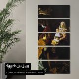 The Adoration of the Magi by Diego Velazquez canvas wall art in a contemporary room